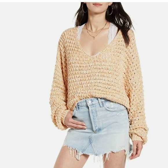 Free People Sweaters - Free People 'Coconut' V-Neck Sweater
